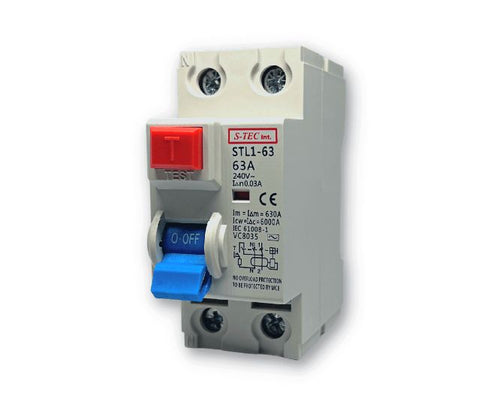 EARTH LEAKAGE RCCD 63A 2P 30mA
